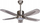 Ventilator tavani COYOTE Silver, LED, me telekomandë, ngjyrë argjendtë