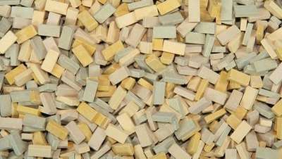Tulla modelimi Juweela Brick RF, set 4000 copë, për diorama, përzierje bejxhi