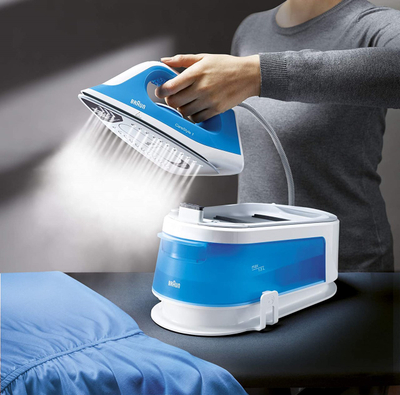 Hekur me avull Braun IS1012BL CareStyle 1, 220W, 1.5L, i kaltër/bardhë