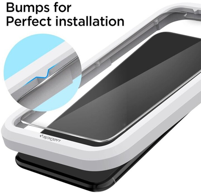 Xham mbrojtës Spigen AlignMaster Glas.tR për Apple iPhone 11/XR, 2 copë, transparent