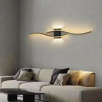Llampë murale LED ZD149B, 60cm, 3000K, e zezë