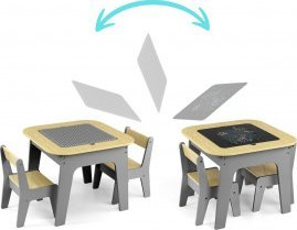 Karrige e lartë Mally Milly Olaf Blocks, për kalamaj, gri e errët