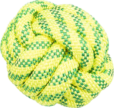 Top uji për qen Trixie Aqua Toy Ball, poliester, 7 cm, verdhë jeshile