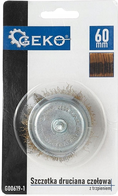 Furçë teli bronzi Front, 60mm, me shank, G00619-1