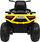 Makina elektrike për fëmijë Ramiz ATV Desert 4x4, telekomandë, LED dhe Mp3, e verdhë