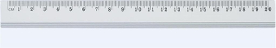 Алуминиумски линијар Grand, 20 cm