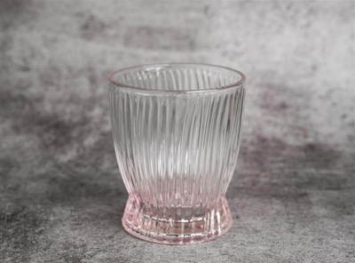 Gote qelqi 6/1 , rozë . DELI GLASSWARE