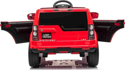 Makine elektrike per femije Ramiz Land Rover Discovery, telekomande, targe dekorative, e kuqe