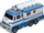 Makina slot Carrera Digital 132 Armored Money Transporter, shkallë 1:32, me drita edhe zëra, blu e bardhë