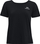 Bluzë stervitje Under Armour Rush Energy Core me mëngë të shkurtra 1365683-001, për goca, për fitness, e zezë, S