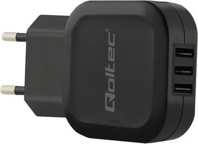 Karikues Qoltec 3x USB-A, 3.4A, i zi