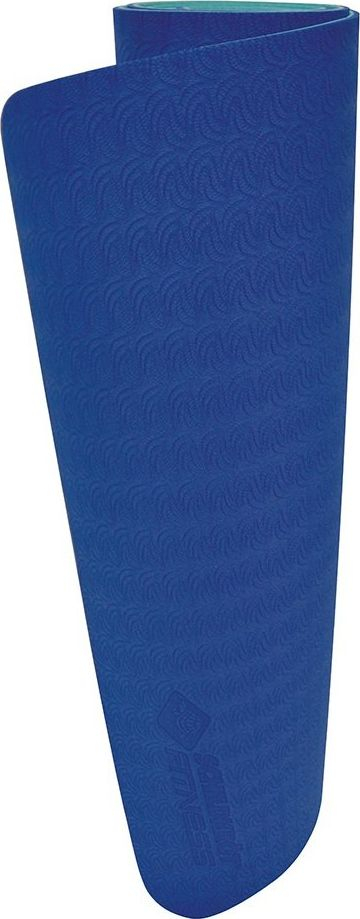 Tapet yoge Schildkrot Bicolor 960067, material TPE, trashësi mesatare, blu-mente