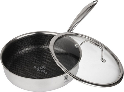 Tenxhere me kapak Berlinger Haus Eternal Collection, 24 cm, e argjendtë