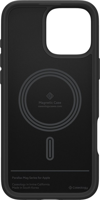 Mbulesë telefoni Caseology by Spigen Parallax MagSafe për iPhone 16 Pro, mat, e zezë