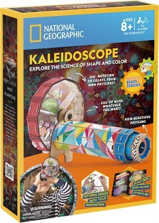 Lodër kaleidoskop 3D CubicFun, puzzle për sy, shumëngjyrësh