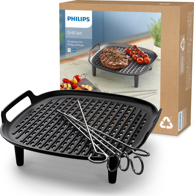 Сет аксесоари за скара Philips HD9946-00, за Airfryer 6.2L XL, со 5 стапчиња