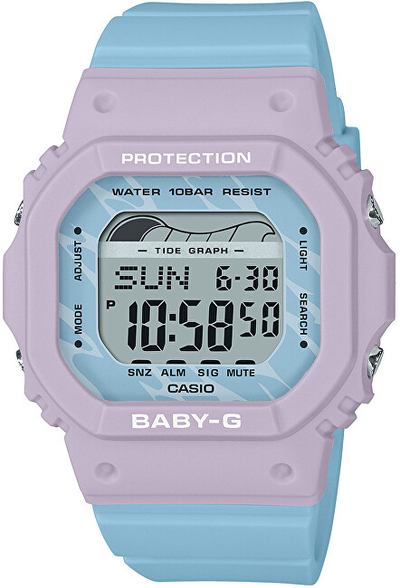 Orë dore për femra Casio Baby-G BLX-565-2ER, e kaltër
