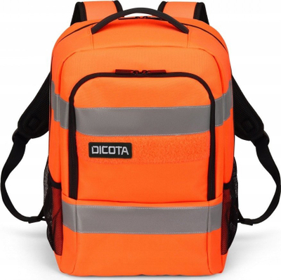 Çantë shpine Dicota Hi Vis Base, 24L, material 600D RPET, portokalli e ndezur
