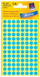 Etiketa rrethore Avery Zweckform 3011, 8 mm, blu