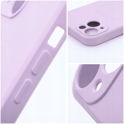 Mbulesë silikoni OEM për iPhone 12 Mini, MagSafe, rozë