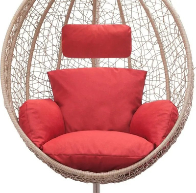 Jastëk për karrige varëse cocoon swing nest, i butë, për ambiente të brendshme dhe të jashtme, gri