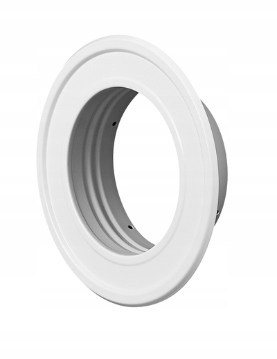 Rozetë muri për ventilim UZP RM80, fi 80 mm, plastike, e bardhë