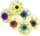 Top kërcyes Goki Rubber Bouncy Ball, që ndriçon në errësirë, dizajn syri, shumëngjyrësh