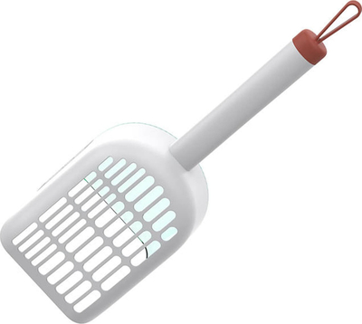 Lopatë pastrimi për mace Rotatable Litter Scoop, ergonomike, plastike, gri