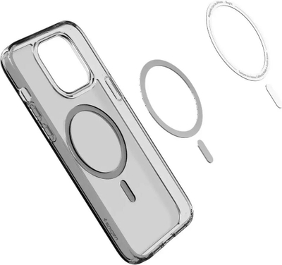 Mbulesë telefoni Spigen Ultra Hybrid MagFit për iPhone 14 Pro Max, transparente, MagSafe, e zezë