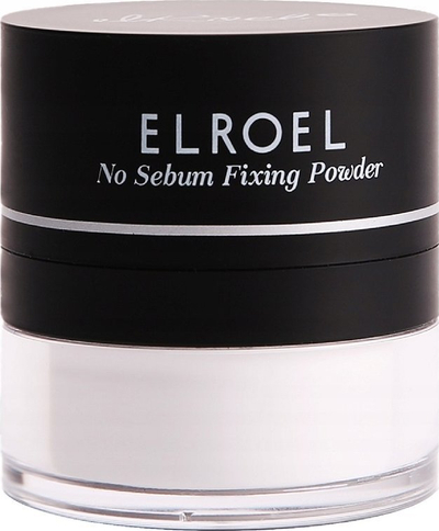 Pudër e lirshme Elroel No Sebum Fixing Powder, për me majt fytyrën mat, 7.7 g, pa ngjyrë