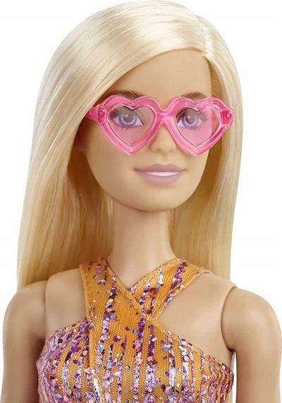 Kalendar Advent Barbie Holiday, 24 surpriza, kukull 30 cm, rozë