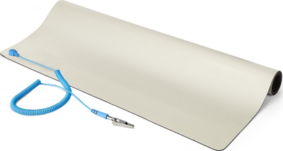 Tapet antistatik StarTech.com ESD, 60 x 120 cm, me kabllo tokëzimi, gri