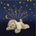 Lodër nate Cloud B Dream Buddies Patch Puppy, projektor me yje, plush, shumëngjyrëshe