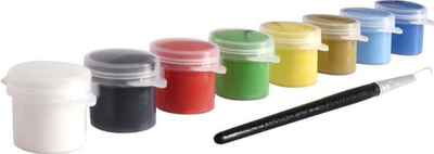 Set pikture me numra Daco Paint By Numbers F1, kanavacë 30x40cm, bojë akrilike, shumëngjyrësh