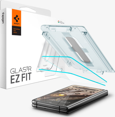 Xham mbrojtës Spigen Glas tR EZ Fit, 2 copë, për Google Pixel Fold, transparent