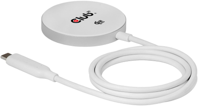 Karikues wireless Club3D CAC-3026 Qi2, 25W, magnetik, i bardhë