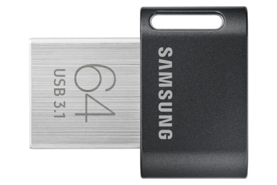 USB Samsung Fit Plus, 64GB, USB 3.1, gri metalike