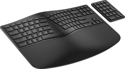 Tastierë pa tela HP Ergonomic, numrike, Bluetooth USB, e zezë