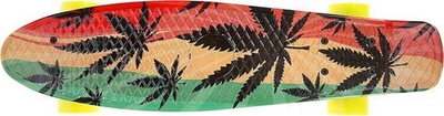 Pennyboard City Rubber Reggae, 22", полипропилен, дизајн Reggae, многуобоен