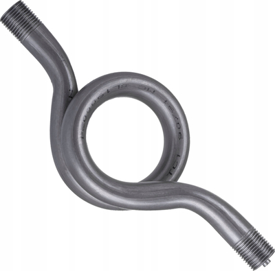 Tub spiral syphon Afriso, 2x G1/2", PN25, metalik