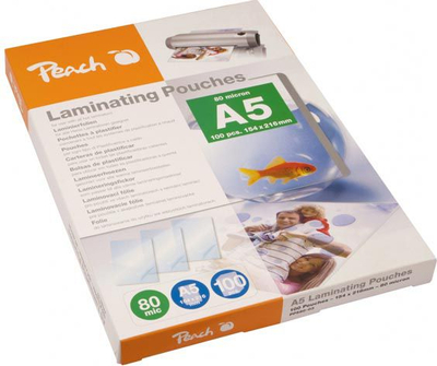 Fletë plastifikimi Peach 510363, A5, 80 mikron, 100 copë