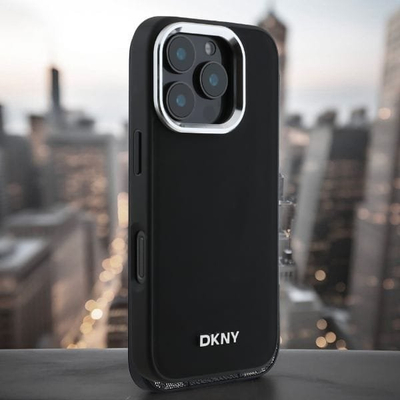 Mbulesë telefoni DKNY DKHMP14XPSCMCLK, për iPhone 14 Pro Max 6.7", MagSafe, e zezë