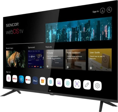 TV Sencor SLE 43FS802TCSB, 43", FHD Smart, i zi