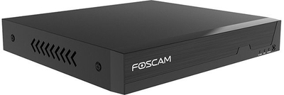 Set kamerash sigurie Foscam FNA108E T4 2T, 8 kanale, 4 kamera 4K, hard 2TB, e bardhë