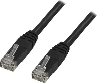 Kabllo rrjeti Deltaco U/UTP Cat6, 1.5m, RJ45, e zezë