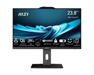 Kompjuter All in One MSI PRO AP241P 14M, Intel Core i5 14400, 16GB RAM, SSD 512GB, 23.8", i zi