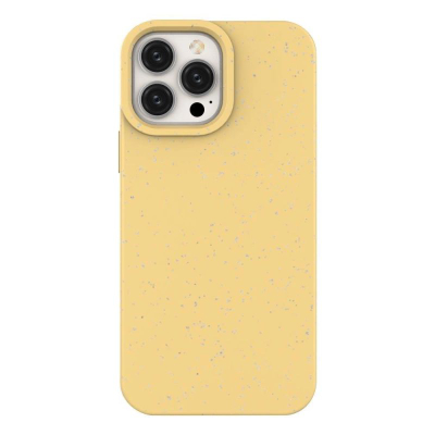 Калеф за телефон Hurtel Eco Case за iPhone 14 Plus, биоразградлив силикон, жолт