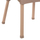Karrige PP me këmbë alumini & rattan cappuccino 60×60×82 cm (HM5591.02)
