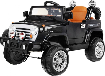 Makina elektrike për kalamaj Ramiz JJ245, off-road, me MP3 dhe drita LED, e zezë
