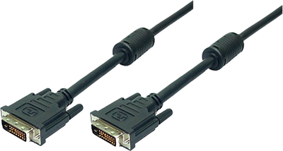 Kabllo LogiLink DVI-D në DVI-D (CD0001), 2m, e zezë